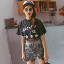 2016 Fashion NewT Shirt Women Short Sleeve Casual O-Neck Tee Tops Female Lace T-shirt Letter Print Plus Size 70636