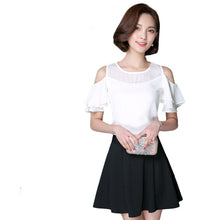 2016 Fashion Style Short Butterfly Sleeve T-shirts Plus Size M-3XL Female T shirts Off Shoulder Top O-neck Women t shirt 71129