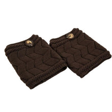 2016 Fashion Winter Knitted Warm Button Crochet Leg Warmer WomeN Boot Socks Leg Warmers Socks For Women Lady Girls 1 pair