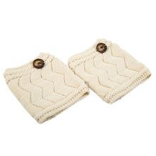 2016 Fashion Winter Knitted Warm Button Crochet Leg Warmer WomeN Boot Socks Leg Warmers Socks For Women Lady Girls 1 pair