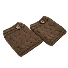 2016 Fashion Winter Knitted Warm Button Crochet Leg Warmer WomeN Boot Socks Leg Warmers Socks For Women Lady Girls 1 pair