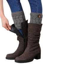 2016 Fashion Winter Knitted Warm Button Crochet Leg Warmer WomeN Boot Socks Leg Warmers Socks For Women Lady Girls 1 pair