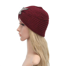 2016 Fashion Winter Warm Turban For Women Knit Wool Ear Warm Crochet Braided Hats For Women Headdress Caps Female Beanies