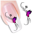 2016 Fashion Woman Nail Art Stickers 3D Design Butterfly Decals Tips To Decoration nail accessories ANNE