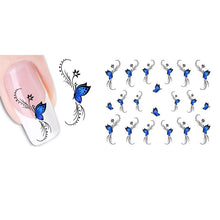 2016 Fashion Woman Nail Art Stickers 3D Design Butterfly Decals Tips To Decoration nail accessories ANNE