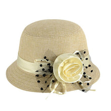 2016 Fashion Women Beach Retro Flower Felt Bowler Solid Color Fedora Hat Bowler Caps #3546