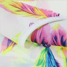 2016 Fashion Women Feathers Chiffon Blouse Top Casual Short Sleeve Loose blusas de verao