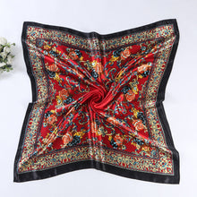 2016 Fashion Women Lady Floral Printed Square Scarf 90*90cm Head Wrap Shawl Multi Colour Headscarf For Women #1201