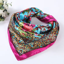 2016 Fashion Women Lady Floral Printed Square Scarf 90*90cm Head Wrap Shawl Multi Colour Headscarf For Women #1201