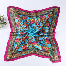 2016 Fashion Women Lady Floral Printed Square Scarf 90*90cm Head Wrap Shawl Multi Colour Headscarf For Women #1201