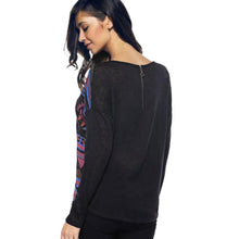 2016 Fashion Women T shirts Geometry Print Thin Long Sleeve Tops Round Neck Zipper Pullover T-Shirt Female camiseta feminina