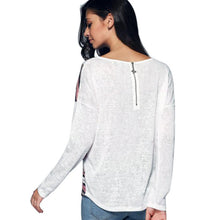 2016 Fashion Women T shirts Geometry Print Thin Long Sleeve Tops Round Neck Zipper Pullover T-Shirt Female camiseta feminina