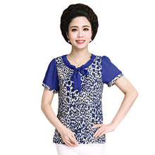 2016 Fashion Women T shirts Leopard Print T-shirt Women O-neckTop Short Sleeve XL-4XL Female Plus Size tops 70920