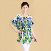 2016 Fashion Women T shirts Polka Dot Print T-shirt Top Short Sleeve XL-4XL Female Plus Size tops 71036