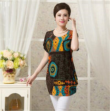 2016 Fashion Women T shirts Polka Dot Print T-shirt Top Short Sleeve XL-4XL Female Plus Size tops 71036