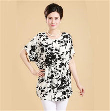 2016 Fashion Women T shirts Polka Dot Print T-shirt Top Short Sleeve XL-4XL Female Plus Size tops 71036