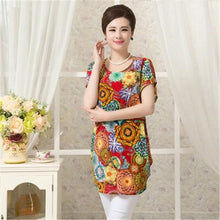 2016 Fashion Women T shirts Polka Dot Print T-shirt Top Short Sleeve XL-4XL Female Plus Size tops 71036