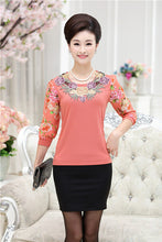 2016 Fashion Women T shirts Print T-shirt Women O-neck AppliquesTop Short Sleeve XL-4XL Female Plus Size tops 71010