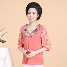 2016 Fashion Women T shirts Print T-shirt Women O-neck AppliquesTop Short Sleeve XL-4XL Female Plus Size tops 71010