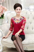 2016 Fashion Women T shirts Print T-shirt Women O-neck AppliquesTop Short Sleeve XL-4XL Female Plus Size tops 71010