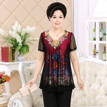 2016 Fashion Women T shirts Print T-shirt Women O-neck Top Short Sleeve XL-4XL Female Plus Size tops 70922