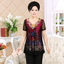 2016 Fashion Women T shirts Print T-shirt Women O-neck Top Short Sleeve XL-4XL Female Plus Size tops 70922