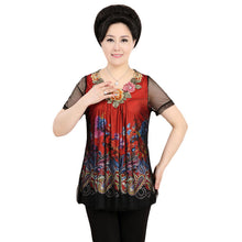 2016 Fashion Women T shirts Print T-shirt Women O-neck Top Short Sleeve XL-4XL Female Plus Size tops 70922