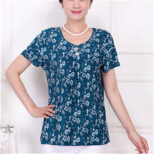 2016 Fashion Women T shirts Print T-shirt Women Top Short Sleeve XL-4XL Female Plus Size tops 71013