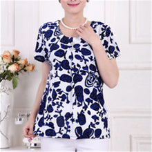 2016 Fashion Women T shirts Print T-shirt Women Top Short Sleeve XL-4XL Female Plus Size tops 71013