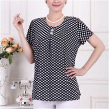 2016 Fashion Women T shirts Print T-shirt Women Top Short Sleeve XL-4XL Female Plus Size tops 71013