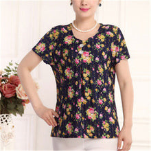 2016 Fashion Women T shirts Print T-shirt Women Top Short Sleeve XL-4XL Female Plus Size tops 71013