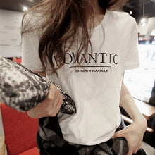 2016 Fashion Women clothing T shirts Letter Print Floral Print Cartoon T-shirt Women Top Short Sleeve Female tops 70620