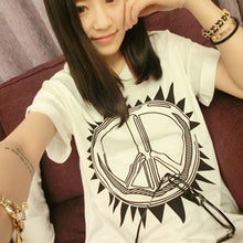 2016 Fashion Women clothing T shirts Letter Print Floral Print Cartoon T-shirt Women Top Short Sleeve Female tops 70620