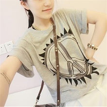 2016 Fashion Women clothing T shirts Letter Print Floral Print Cartoon T-shirt Women Top Short Sleeve Female tops 70620