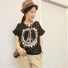 2016 Fashion Women clothing T shirts Letter Print Floral Print Cartoon T-shirt Women Top Short Sleeve Female tops 70620