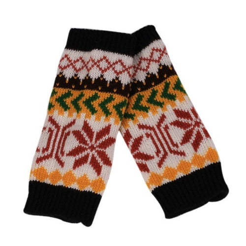 2016 Fashion Womens Winter Knitted Wool Gloves Fingerless Gloves Women Girls Soft Warm Mittens For Women Guantes Mujer 6 Colors