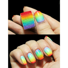 2016  Yo Plastic Stamper 1 Set Nail Art Sponge Gradual Change Stamp Polish Stamping Manicure Tool SY