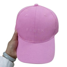 2016 Good Quality Fashion Cap Men Women Letter "Youth" Solid Baseball Cap Summer Hat Lady Cotton Girls Caps Gorras Hombre
