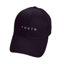 2016 Good Quality Fashion Cap Men Women Letter "Youth" Solid Baseball Cap Summer Hat Lady Cotton Girls Caps Gorras Hombre