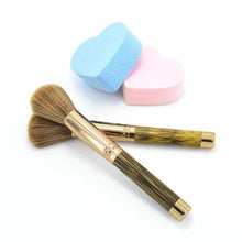 2016 HOT New Arrival 13.8*5.43"cm Long Pole Gold Hemp Bamboo High-Grade Makeup Brush Anne