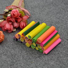 2016 HOT New Arrival 6cm Canes Material Fruit Blended Fimo Nail Decoration Hound Anne