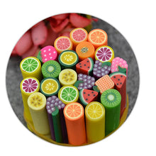 2016 HOT New Arrival 6cm Canes Material Fruit Blended Fimo Nail Decoration Hound Anne