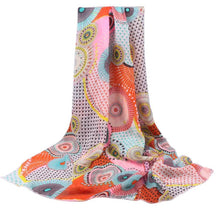 2016 HOT SALE Women Lady Spring Autumn Summer Soft Long Chiffon Print Large Scarf Women Wrap Shawl Stole ScarvesYLYL