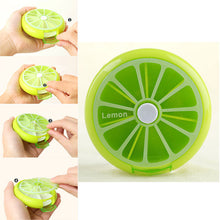 2016 Health Care Medicine Pill Box Fruit Shaped Sort Vitamin 7 Day Weekly Holder Tablet Storage Container Cases Travel Round