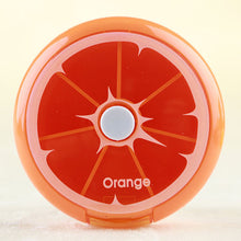 2016 Health Care Medicine Pill Box Fruit Shaped Sort Vitamin 7 Day Weekly Holder Tablet Storage Container Cases Travel Round