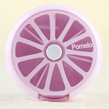 2016 Health Care Medicine Pill Box Fruit Shaped Sort Vitamin 7 Day Weekly Holder Tablet Storage Container Cases Travel Round