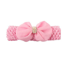 2016 High Quality Bowknot Kids Elastic Hair Bands 9 Colors Elastic kids hair accessories Hair Bands YL