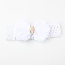 2016 High Quality Bowknot Kids Elastic Hair Bands 9 Colors Elastic kids hair accessories Hair Bands YL