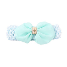 2016 High Quality Bowknot Kids Elastic Hair Bands 9 Colors Elastic kids hair accessories Hair Bands YL
