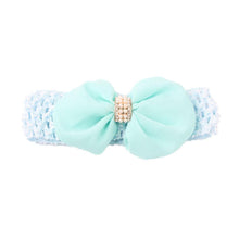 2016 High Quality Bowknot Kids Elastic Hair Bands 9 Colors Elastic kids hair accessories Hair Bands YL